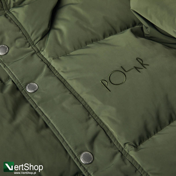 kurtka polar hood puffer light olive
