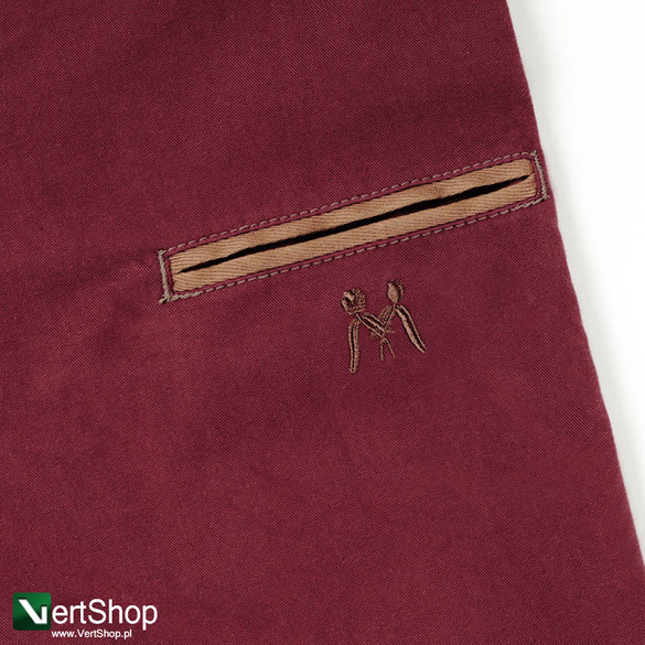 spodnie Magenta Loose Pants 2 Tone (Burgundy)