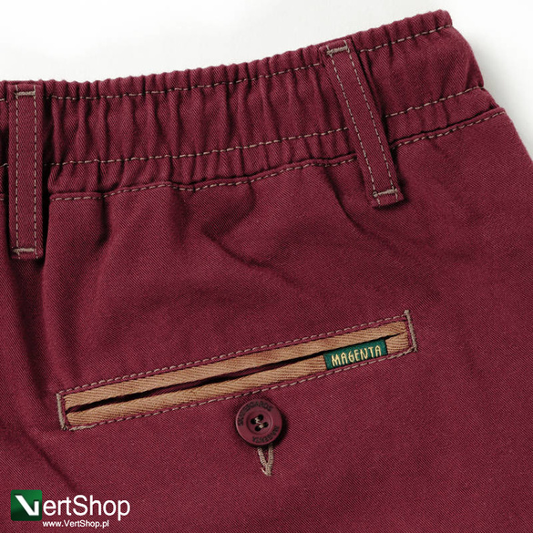 spodnie Magenta Loose Pants 2 Tone (Burgundy)